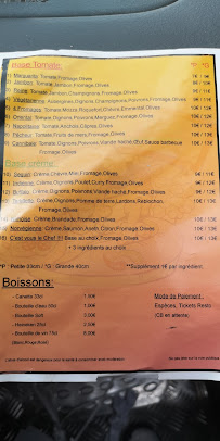 Menu pizza du bois des espeisses Page 5