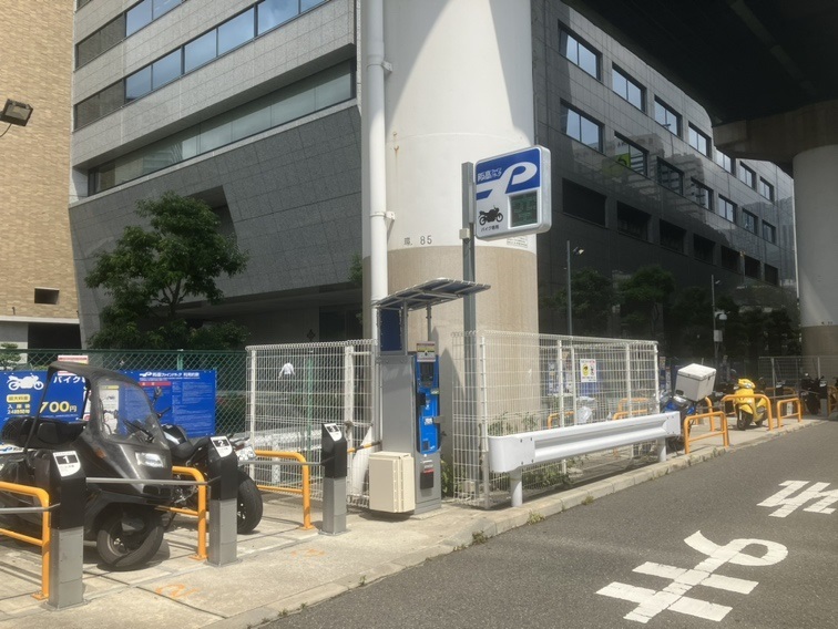 阪高ファインパーク中之島 バイク駐輪場