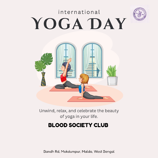 Unroll your mat and join the best club in Malda, Blood Society Club, as we celebrate Internationa… post image