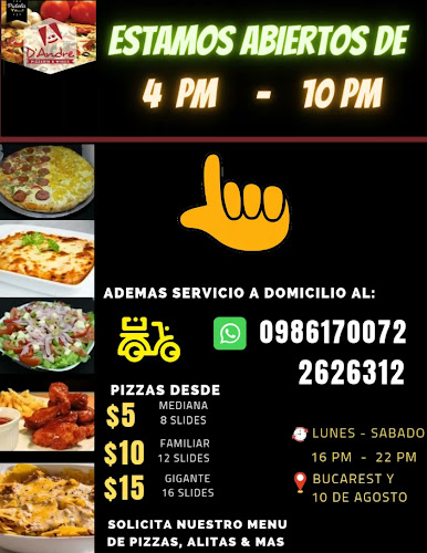 Opiniones de D' Andre Pizzería en Riobamba - Pizzeria