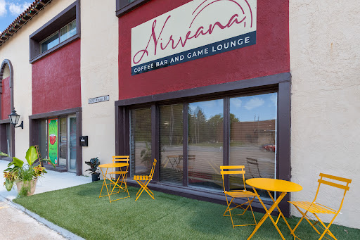 Nirvana Coffee Bar and Game Lounge Logo