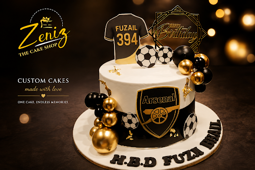 ⚽ A Birthday Cake Made for Every Football Fan! 🖤💛 post image