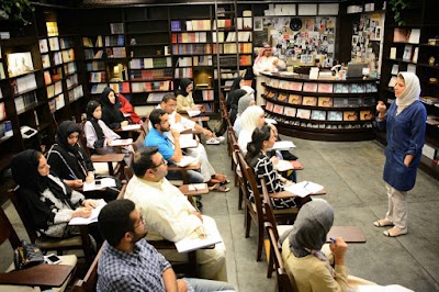Photos of Takween bookstore