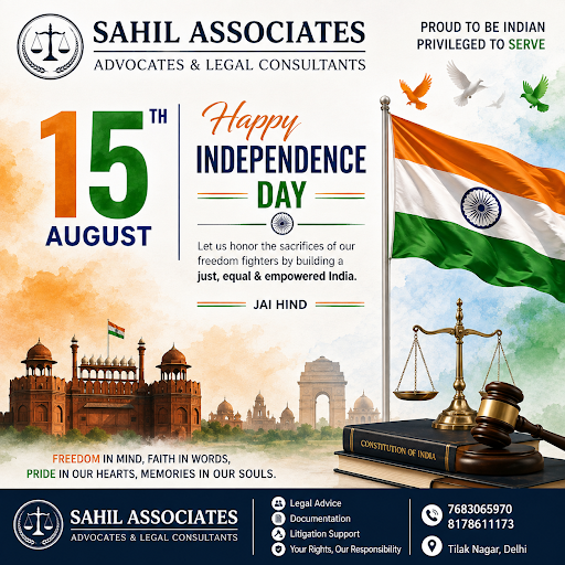 Happy Independence Day! 🇮🇳⚖️ True freedom is built upon the foundation of justice and the prote… post image