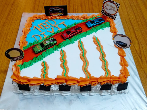 Hot Wheels Car Theme Cake post image