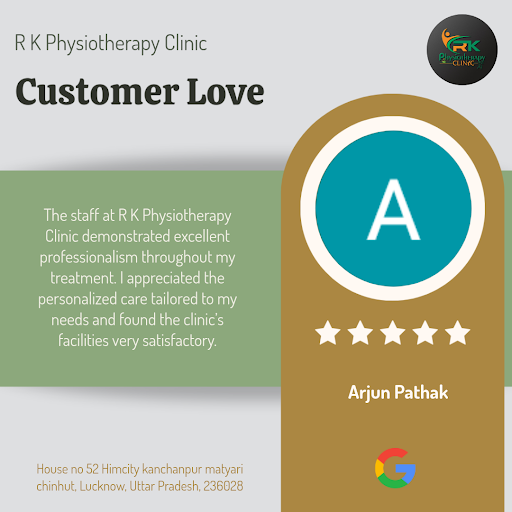 Arjun Pathak's exceptional experience at R K Physiotherapy Clinic in Lucknow! He loved our expert… post image