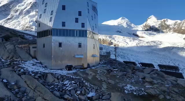 Monte Rosa Hut by null