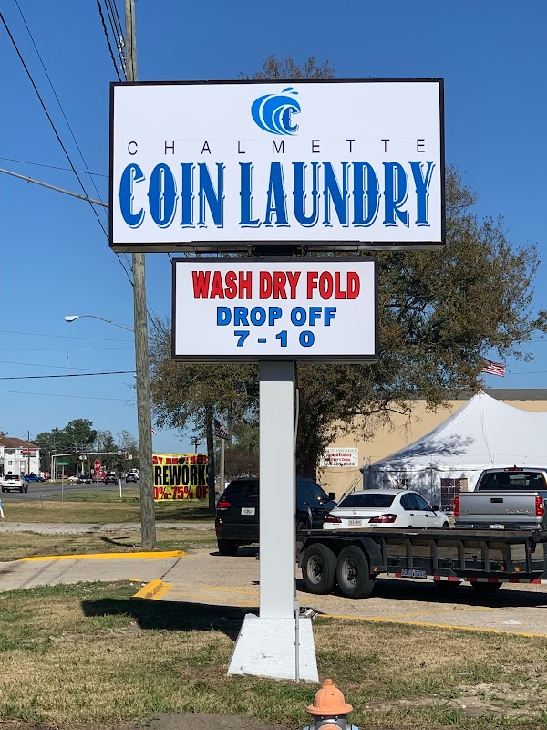 Chalmette Coin Laundry laundromat interior in New Orleans, LA