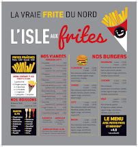 Menu Foodtruck L'Isle aux Frites Page 1