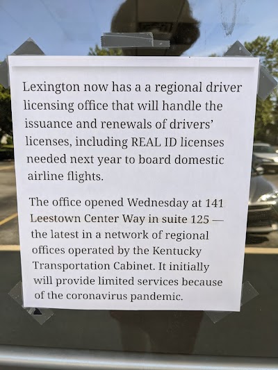 Driver Licensing Regional Office - Lexington