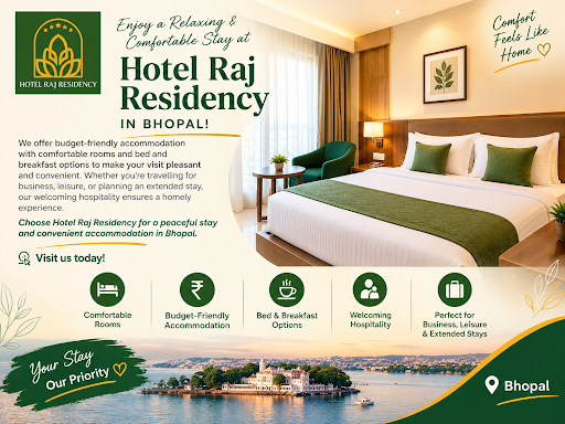 Enjoy a relaxing and comfortable stay at Hotel Raj Residency in Bhopal! We offer budget-friendly… post image