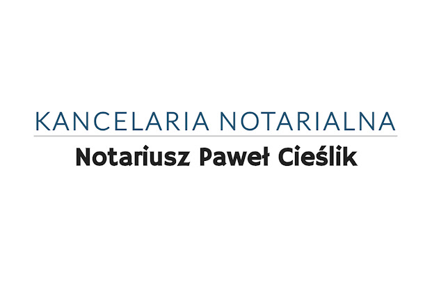 Cieślik Paweł Notariusz - Notariusz