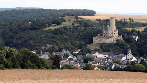 Blick auf Burgschwalbach und die Burg Hohlenfels - Thumbnail