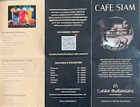 Menu Café Siam du Lac Page 2