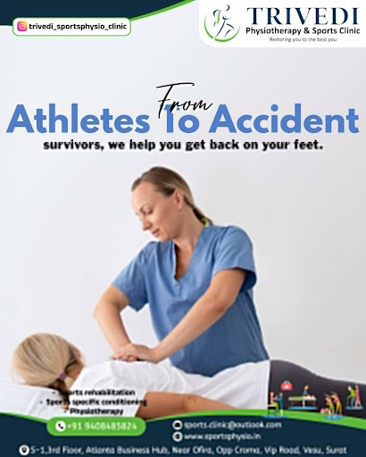 #RiseStronger #PhysioCare #AthleteRecovery #AccidentToAction #HealingHands #TrivediPhysio #SuratH…