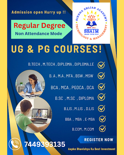Under Graduation/ Post Graduation/ Vocational Degree post image
