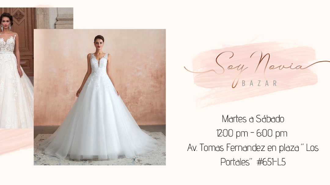 Soy Bazar - En SOY NOVIA BAZAR contamos con vestido de novia y quinceañera con 50% de descuento de su valor