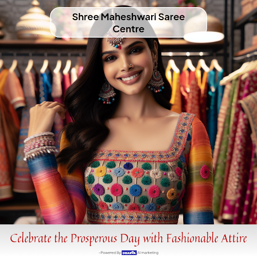 Indulge in the Akshaya Tritiya excitement at Shree Maheshwari Saree Centre! Discover the exquisit… post image