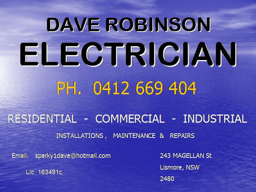 Dave Robinson Electrician Lismore - Thumbnail