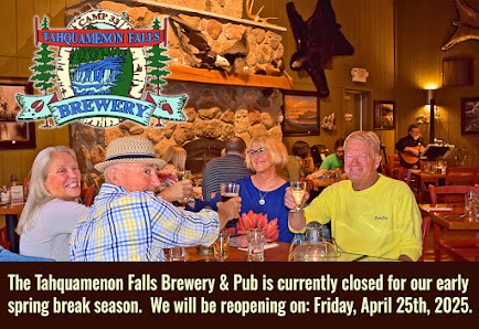 Tahquamenon Falls Brewery & Pub HPHW+HP Tahquamenon Falls Brewery & Pub, 24019 Upper Falls Drive, Paradise, MI 49768