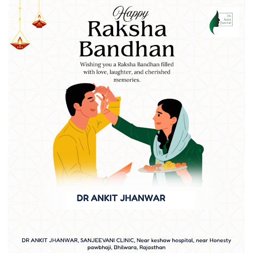 Wishing a happy Raksha Bandhan to all from Dr. Ankit Jhawar's Best Skin Care Clinic in Bhilwara!… post image
