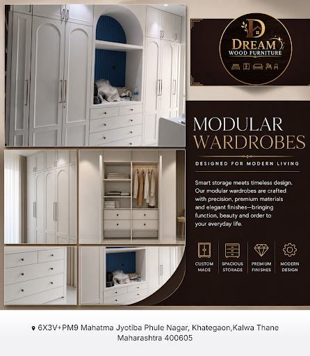 Dream Wood Furniture and Sliding specializes in custom modular wardrobes with expert carpenter se… post image