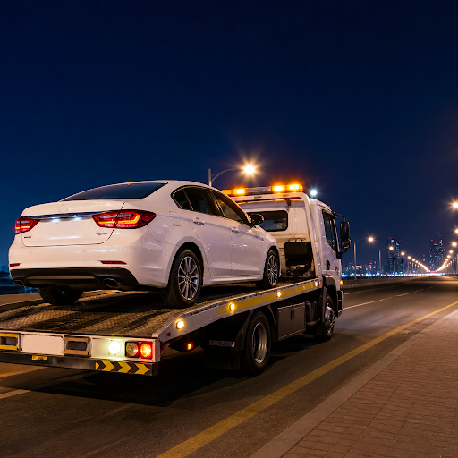 Stuck on the road late at night or during rush hour? Wadi car towing service in Al Jadaf, Dubai o… post image