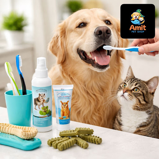 Keeping your pet’s mouth clean is just as important as their coat and diet. At Amit Pet Shop & fi… post image