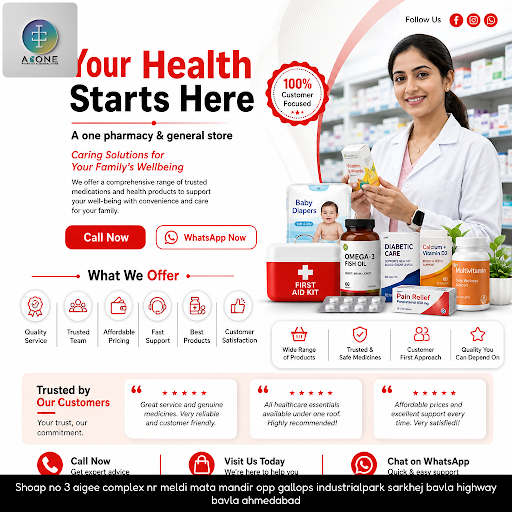 Visit A One Pharmacy & General Store for a wide range of general medicines, diabetic treatments,… post image