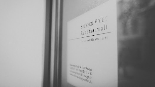 Steffen Voigt Rechtsanwalt und Fachanwalt für Strafrecht Brandenburger Str. 54, 14467 Potsdam