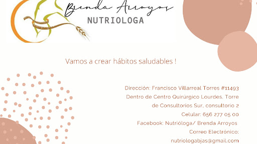 NUTRIÓLOGA BRENDA ARROYOS