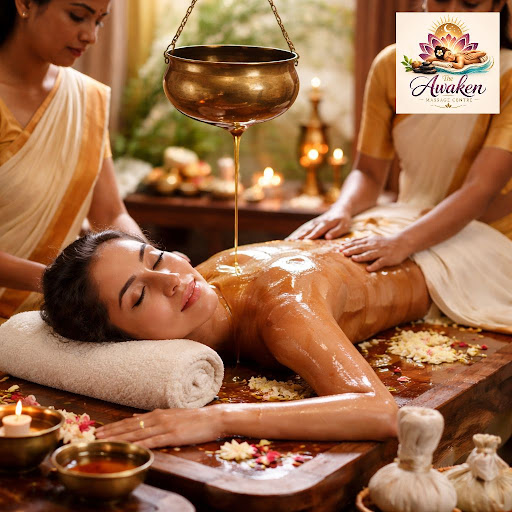 Experience the royal warmth of authentic Ayurveda with the Pizhichil oil bath at The Awaken Massa… post image