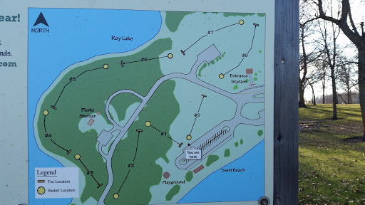 Roy Lake State Park Nature Trail Disc Golf Course Gallery - United States