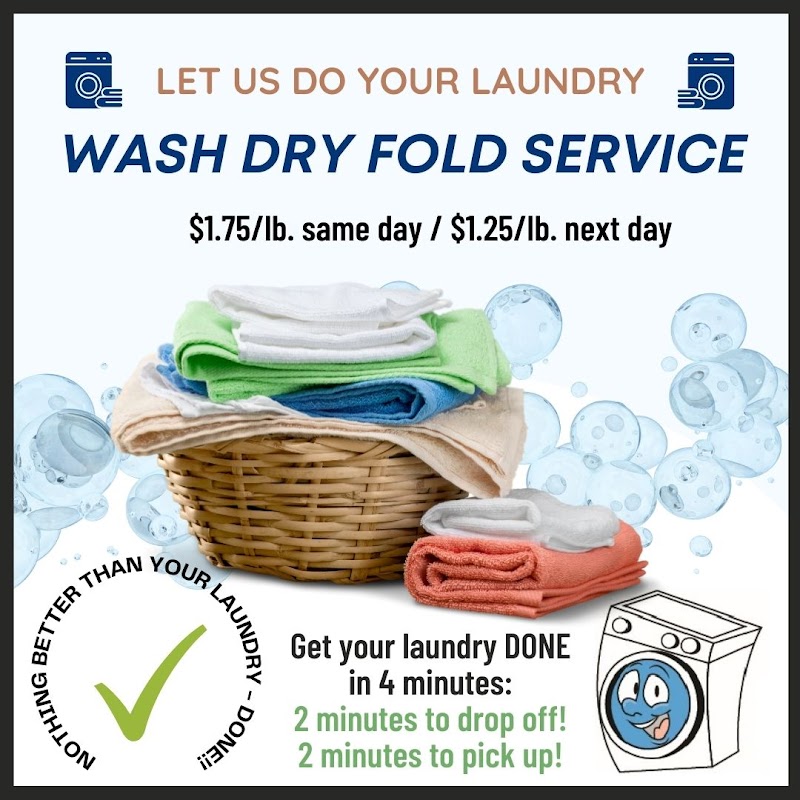 Greenbriar Coin Laundry and Wash Dry Fold Drop Off Service storefront and entrance in Denver
