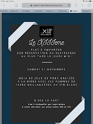 Photo n°36 de LE XIIIÈME - RESTAURANT TRADITIONNEL à Segré-en-Anjou Bleu (Restaurant)