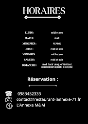 Photo n°63 de L'ANNEXE M&M à Autun (Restaurant)