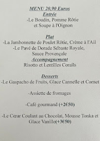 Menu Restaurant Le Dartagnan Page 8