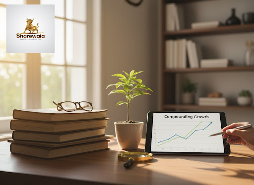 Compounding is the secret engine behind long-term wealth creation. At Sharewala - Share Market Cl…