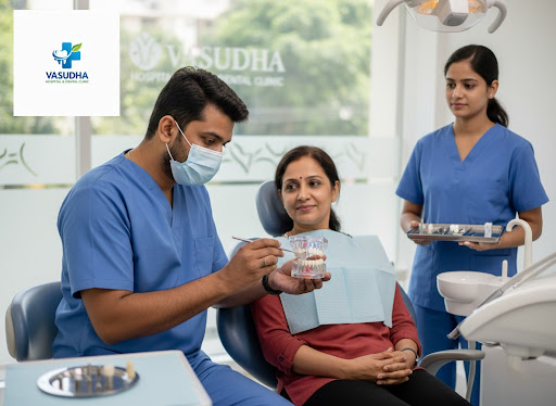 Missing teeth affecting your smile or chewing comfort? At Vasudha Hospital and Dental Clinic in V… post image