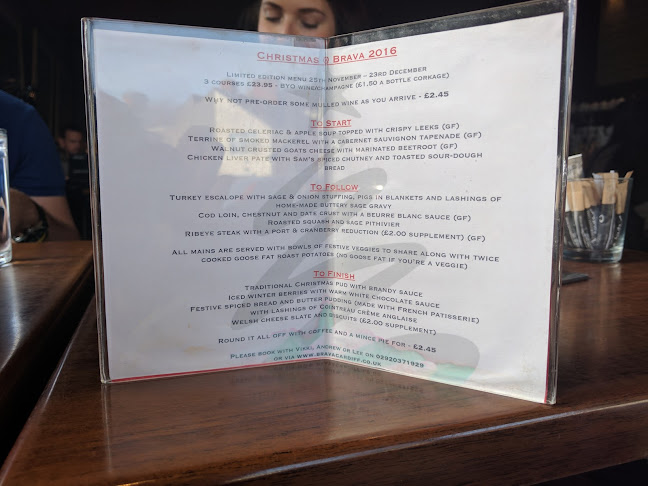 Brava Cafe / Stonebaked @ Brava Open Times