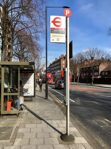 Baylis Road / Lambeth North Station (Stop P) Logo