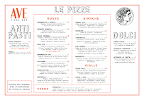 Menu AVE Pizza Bar Page 5