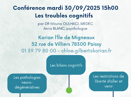 Conférence sur les troubles cognitifs