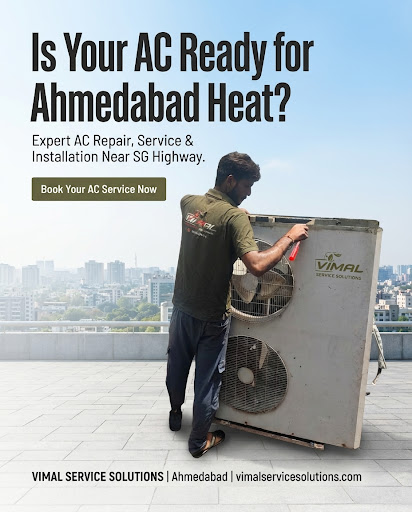 Facing Duct AC issues in Bopal, Ahmedabad? Vimal Service Solutions offers professional Ductable A… post image