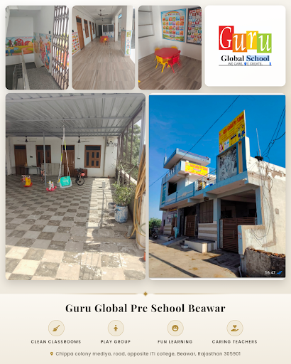 Guru Global Pre School Beawar offers a safe and hygienic environment with clean classrooms, foste… post image