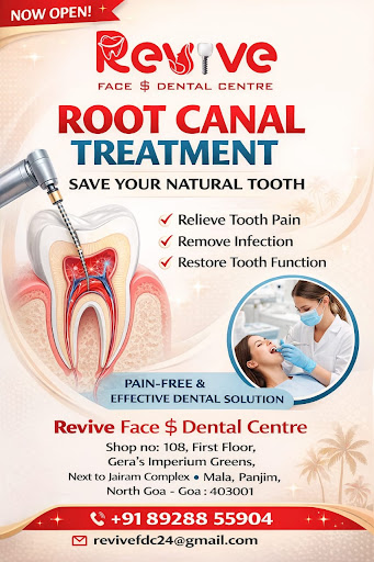 Say goodbye to tooth pain with advanced Root Canal Treatment at Revive Face Dental Clinic, Panjim… post image