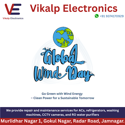 🌬️ Celebrate Global Wind Day with Vikalp Electronics! 🌱 post image