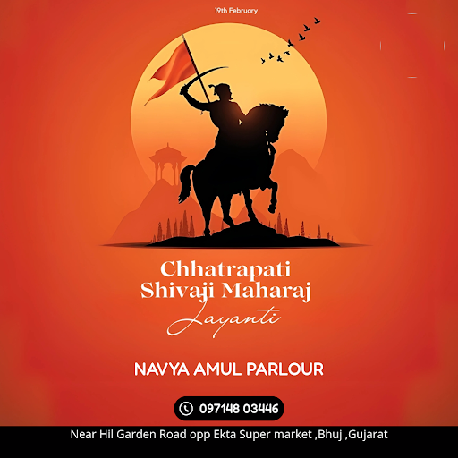 Celebrate Shivaji Jayanti with bravery and legacy! Enjoy pure, fresh dairy products at Navya Amul… post image