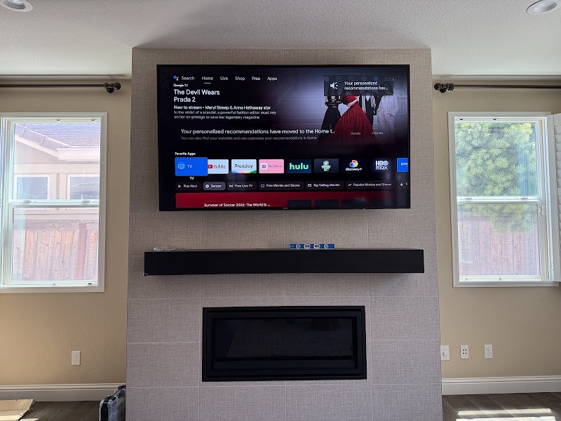 ProMount TV installation project in Sacramento