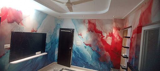 Customize HD & NON WOVEN MEDIA wallpaper installation done post image